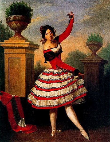 La bailaora Josefa Vargas 1840 by Antonio Maria Esquivel (1806-1857)  Coleccion Duque de Alba